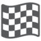 Chequered Flag emoji on HTC